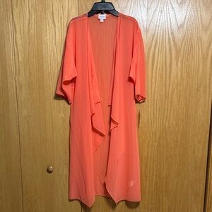 LuLaRoe Coral Shirley Lightweight Open kimono
